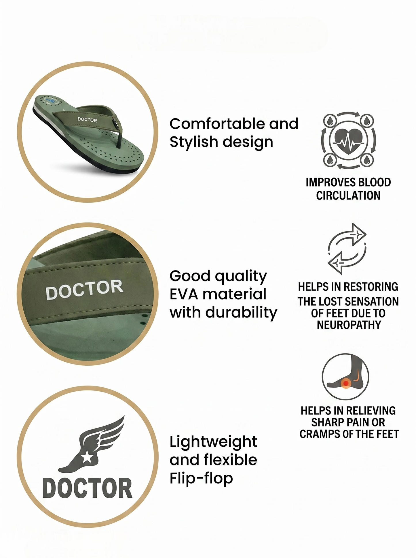 Doctor Orthopedic Slippers for Men & Women | Extra Comfort & Blood Circulation Support 🧑‍🔬 🔥